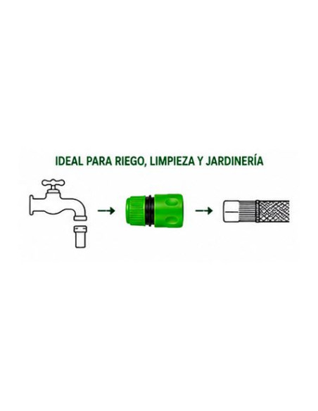 CONECTOR RAPIDO PARA MANGUERA 3/4\" SUNGARDEN