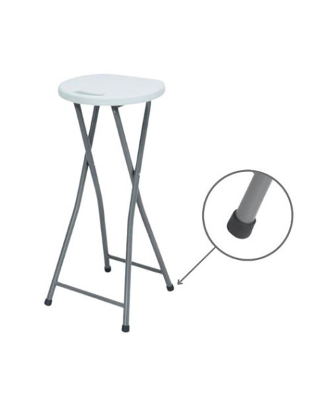 TABURETE PLEGABLE PARA MESAS TIPO COCTEL 30X76CM SUNGARDEN