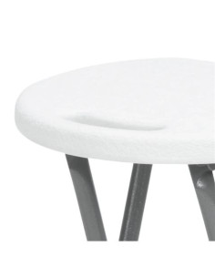 TABURETE PLEGABLE PARA MESAS TIPO COCTEL 30X76CM SUNGARDEN 2