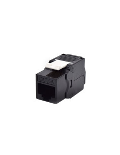 CONECTOR WP KEYSTONE HEMBRA RJ45 CAT 6A UTP NEGRO WPC-KEY-6AUP-TL/BL