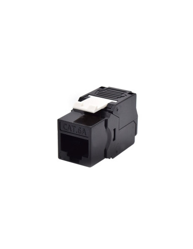 CONECTOR WP KEYSTONE HEMBRA RJ45 CAT 6A UTP NEGRO WPC-KEY-6AUP-TL/BL