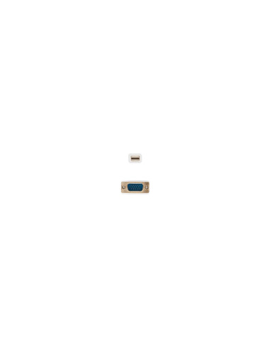CABLE NANOCABLE MINI DISPLAYPORT MACHO A VGA MACHO 2M BLANCO