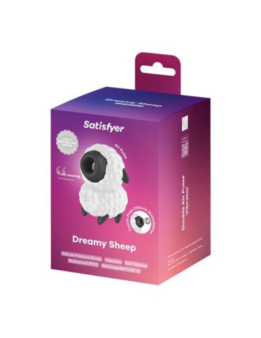 SUCCIONADOR DE CLITORIS CON VIBRACION OVEJITA SATISFYER