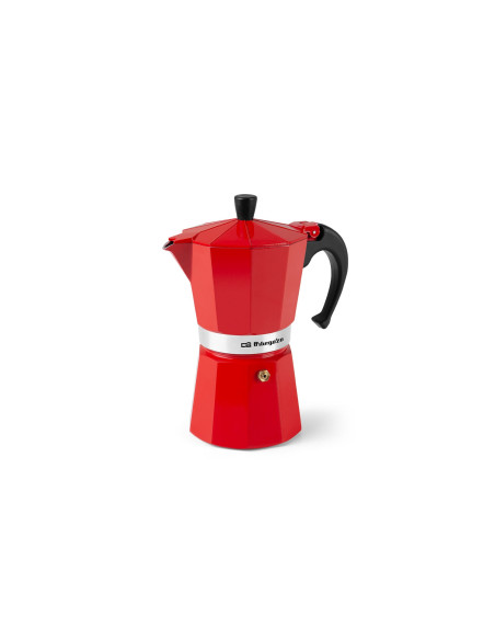 Orbegozo KFR 940 cafetera manual Cafetera italiana Rojo