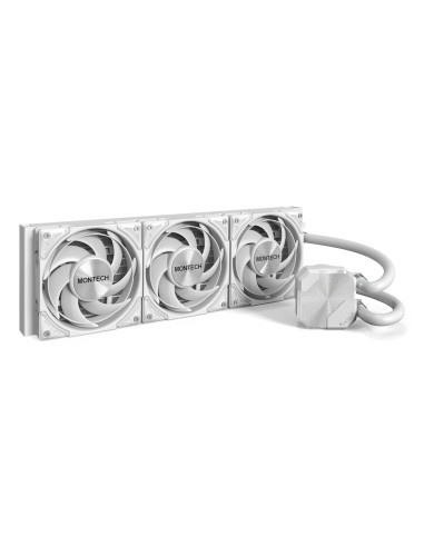Montech HyperFlow Silent 360 Procesador Sistema de refrigeración líquida todo en uno 12 cm Blanco 1 pieza(s)