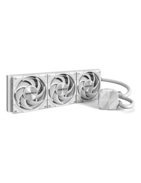 Montech HyperFlow Silent 360 Procesador Sistema de refrigeración líquida todo en uno 12 cm Blanco 1 pieza(s)