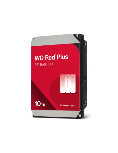 Western Digital Red Plus WD100EFGX disco duro interno 10 TB 7200 RPM 256 MB 3.5" Serial ATA III