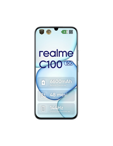 realme C100 5G 17,3 cm (6.8") SIM doble Android 16.0 USB Tipo C 4 GB 256 GB 6600 mAh Verde