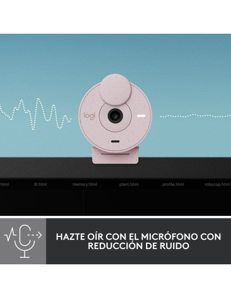 WEBCAM LOGITECH BRIO 300 FHD USB-C ROSE