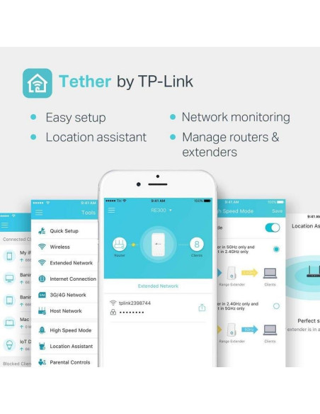 WIRELESS REPEATER TP-LINK RE300 AC1200