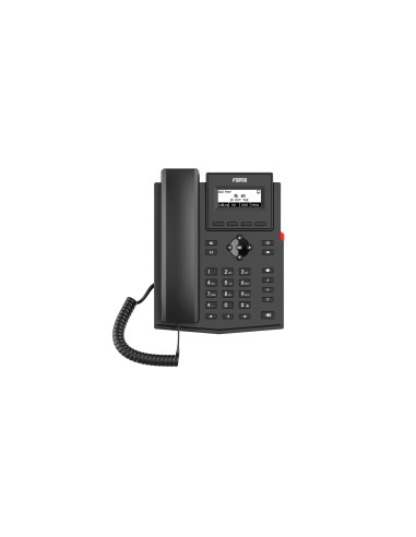 Fanvil X301P teléfono IP Negro 2 líneas LCD
