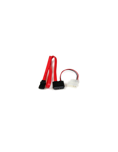 StarTech.com Adaptador Cable SATA Slimline 13 Pines a Molex Macho LP4