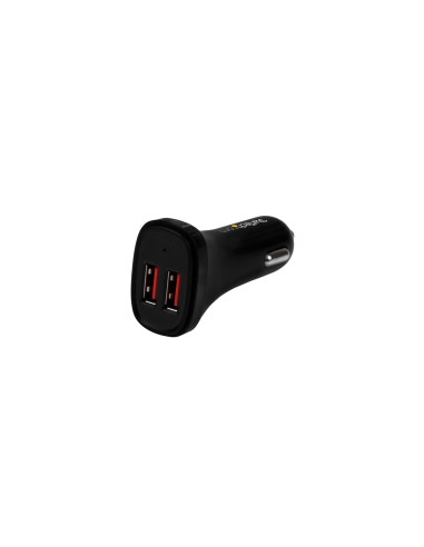 StarTech.com Cargador de Coche USB 2.0 de Dos Puertos - 24W 2.4A -