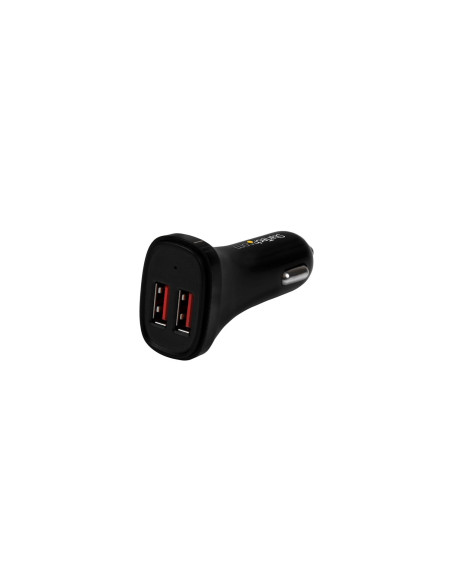 StarTech.com Cargador de Coche USB 2.0 de Dos Puertos - 24W 2.4A -