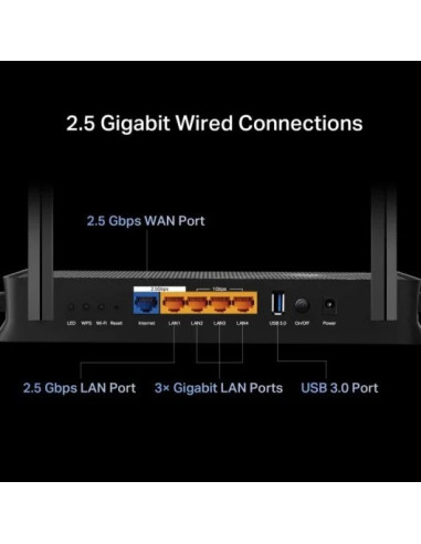 WIRELESS ROUTER TP-LINK ARCHER BE230 WIFI 7 MULTIGIGABIT BE3600