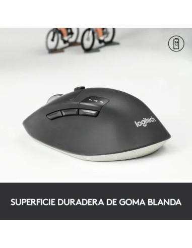 RATON LOGITECH TRIATHLON M720 WIRELESS BLUETOOTH 1000DPI BLACK