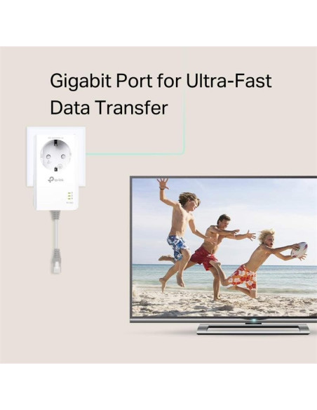 POWERLINE TP-LINK TL-PA7017P KIT ETHERNET 2UDS + ENCHUFE
