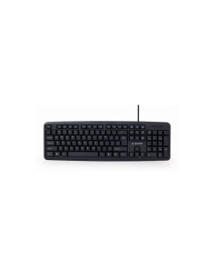 Teclado gembird usb estandar español negro KB-U-103-ES