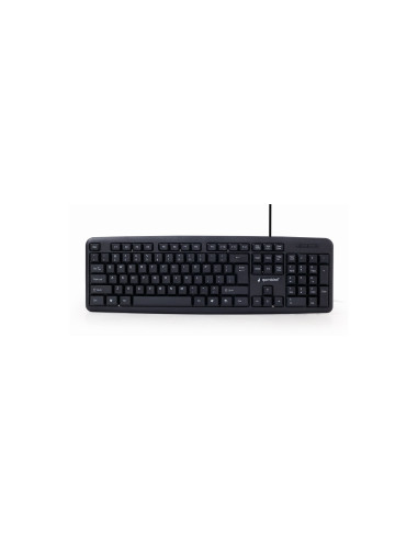 Teclado gembird usb estandar español negro KB-U-103-ES