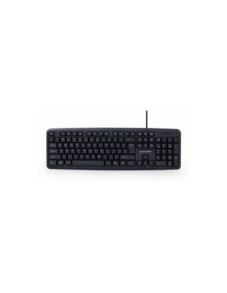 Teclado gembird usb estandar español negro KB-U-103-ES