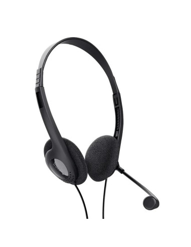 AURICULARES + MICROFONO TRUST CHAT HEADSET JACK
