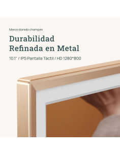 Arzopa D10 Champagne Gold | Marco digital para fotos de 10.1" 2
