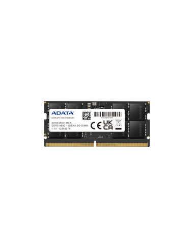 ADATA AD5S480016G-S módulo de memoria 16 GB 1 x 16 GB DDR5 4800 MHz