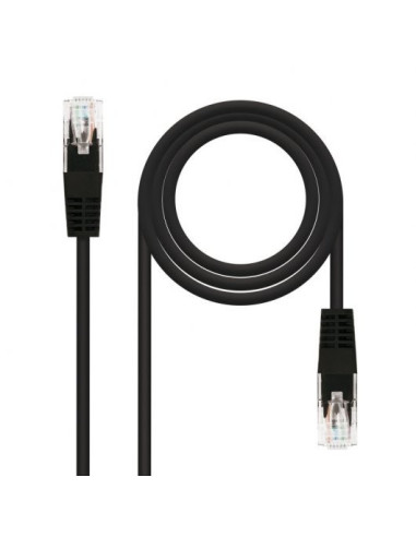 CABLE DE RED CAT.5E UTP FLEX 2M NANOCABLE BLACK