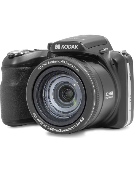 Kodak Pixpro AZ425 Cámara Digital 20Mp y 42x Zoom Negra + Funda de Regalo