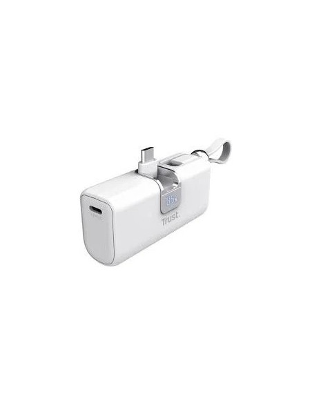 POWERBANK TRUST PACTO 5000MAH USB-C PD WHITE