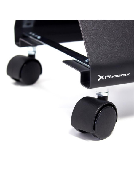 SOPORTE ORDENADOR CON RUEDAS PHOENIX BLACK