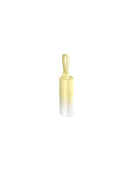 POWERBANK VENTION 5000MAH USB-C + LIGHTNING 20W YELLOW