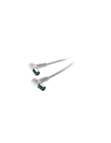Vivanco 48/20 15WW cable coaxial macho a hembra 1.5m blanco