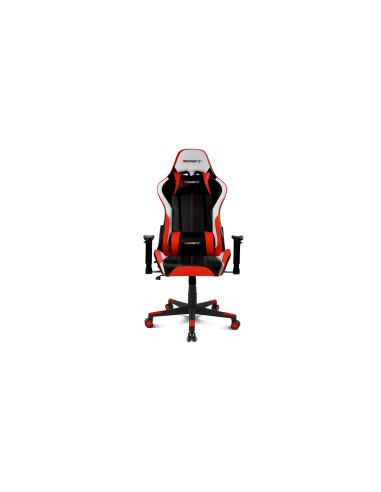 DRIFT DR175 Silla para videojuegos universal Asiento acolchado Negro, Rojo, Blanco