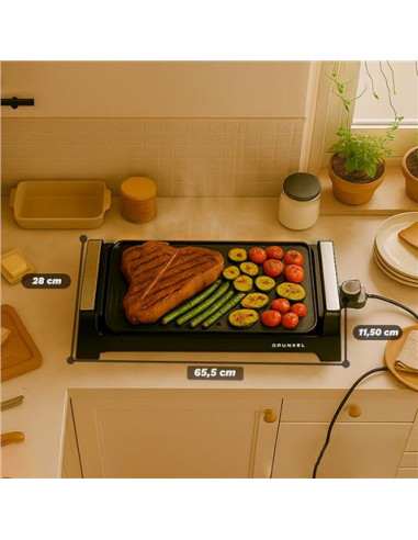 PLANCA DE ASAR ELECTRICA + GRILL BK-DH51 CON 2200W GRUNKEL