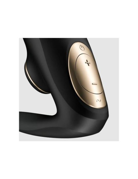 VIBRADOR PARA PAREJAS CONSUCCIONADOR DE CLITORIS PRO 4 NEGRO SATISFYER
