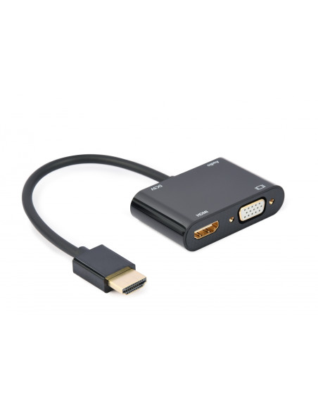 Gembird A-HDMIM-HDMIFVGAF-01 tarjeta y adaptador de interfaz HDMI, VGA
