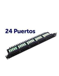 PANEL PARCHEO 24P KRONE 19\" UTP CAT 6 CROMAD
