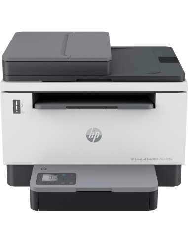 HP LaserJet Impresora multifunción Tank 2604sdw, Blanco y negro,