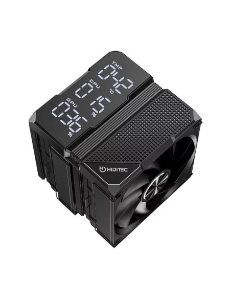 Hiditec DC40 PRO Procesador Refrigerador de aire 12 cm Negro 1