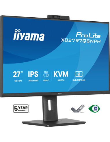 iiyama ProLite XB2797QSNPH-B1 27IN IPS LCD 4MS 2560X1440 350CD/M2