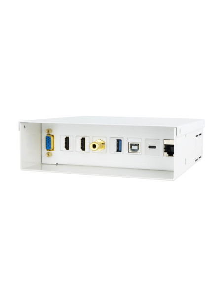 Nanocable Caja de conexiones multimedia de pared VGA + 2xHDMI +