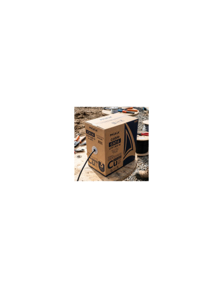Phasak Bobina de cable de red exterior S-FTP Cat.6A cobre 100% sólido LSZH 305 m gris – PHR 669 |