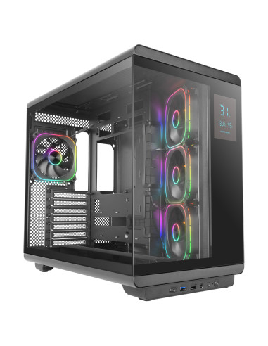 Mars Gaming MCREVPRO carcasa de ordenador Midi Tower Negro