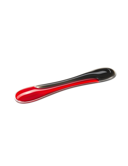 Kensington Reposamuñecas de gel Duo para teclado fino - Rojo
