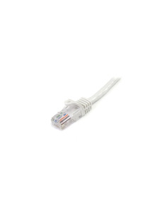 StarTech.com Cable de 3m Blanco de Red Fast Ethernet Cat5e RJ45 sin 2