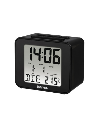 Hama Cube Reloj despertador digital Negro