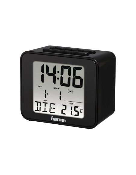 Hama Cube Reloj despertador digital Negro