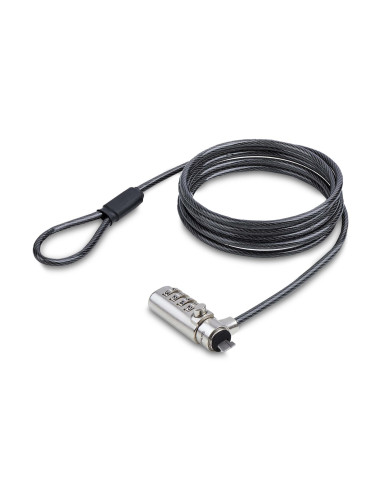 StarTech.com Cable de Seguridad Delgado de Portátil Compatible con