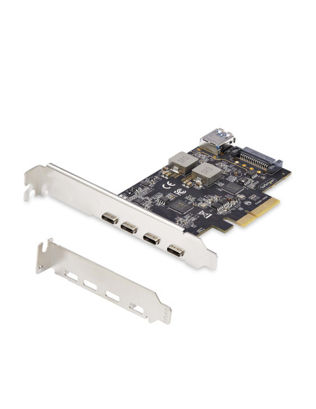 StarTech.com Tarjeta PCIe de 5 Puertos USB de 10Gbps 4x USB-C / 1x